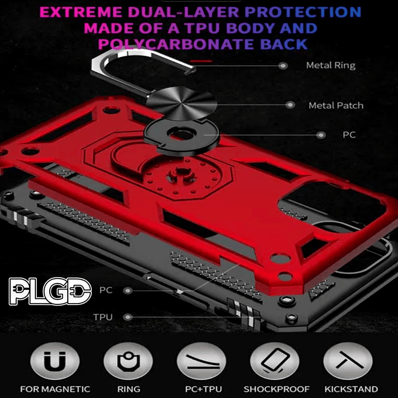 PLGD ARMOUR CASE - IPHONE [BRILLIANT RED] - PLGD