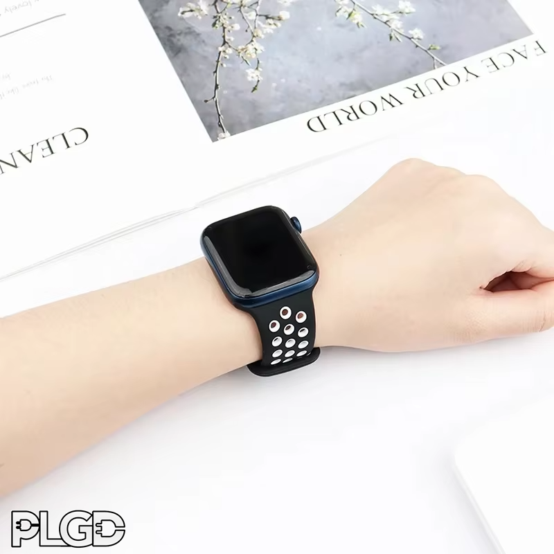 PLGD "Polkadot" Apple Watch Band [Black/Pink]