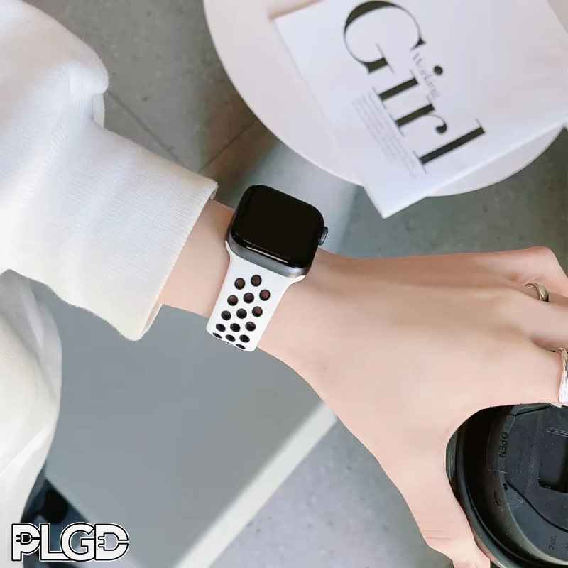 PLGD "Polkadot" Apple Watch Band [Black/Pink]