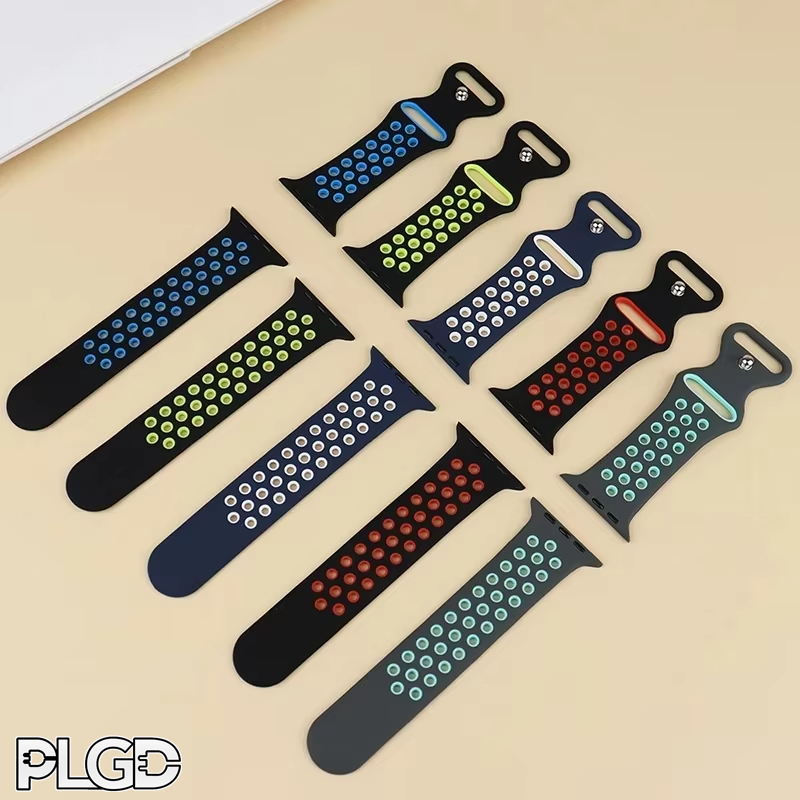 PLGD "Polkadot" Apple Watch Band [Black/Pink]