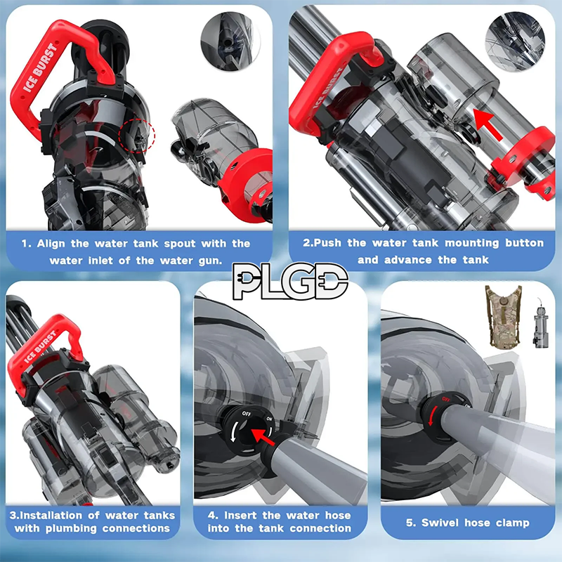 PLGD Electric BM35 Blaster Machine Water Blasta [Red]