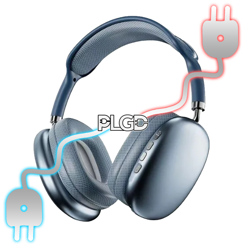 MEGAPLGD HEADPHONES [AQUA BLUE] - PLGD