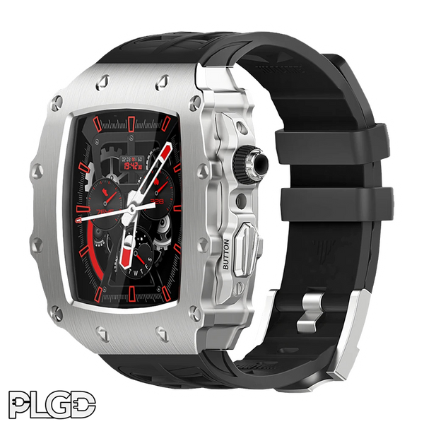 PLGD "RICHY" APPLE WATCH KIT [BLACK/SILVER] - PLGD