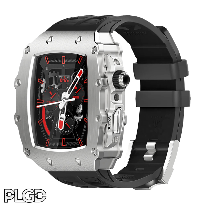 PLGD "RICHY" APPLE WATCH KIT [BLACK/SILVER] - PLGD