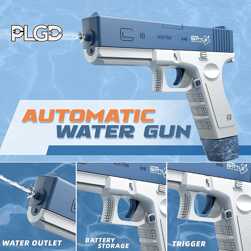 PLGD Electric G-Lock Water Blasta (Includes Extension Clips) [Blue]