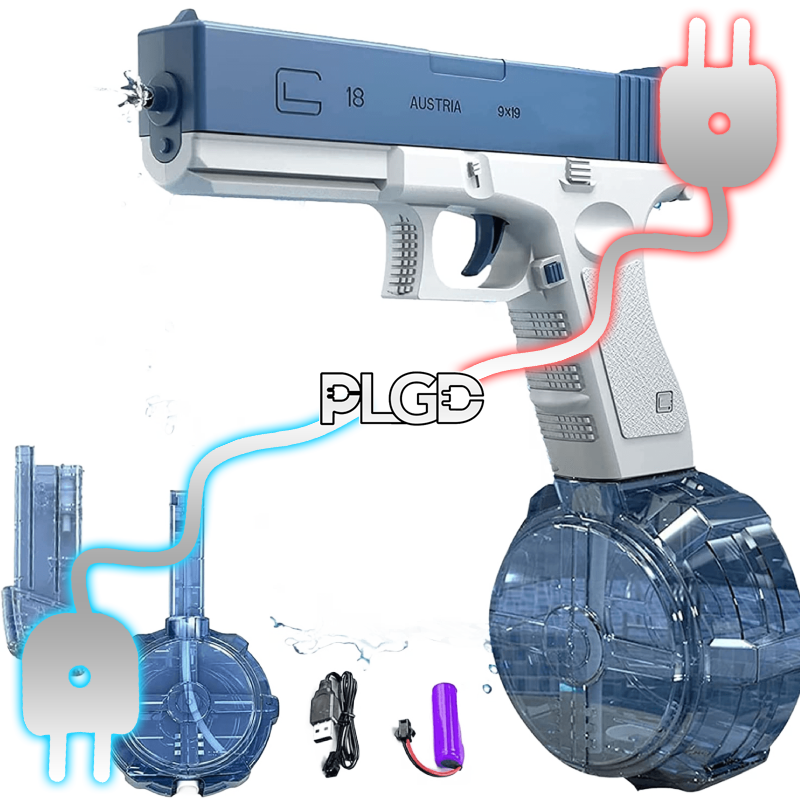 PLGD Electric G-Lock Water Blasta (Includes Extension Clips) [Blue]