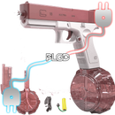 PLGD Electric G-Lock Water Blasta (Includes Extension Clips) [Pink]