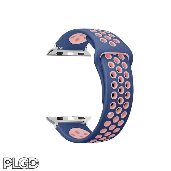 PLGD "Polkadot" Apple Watch Band [Navy Blue/Pink]