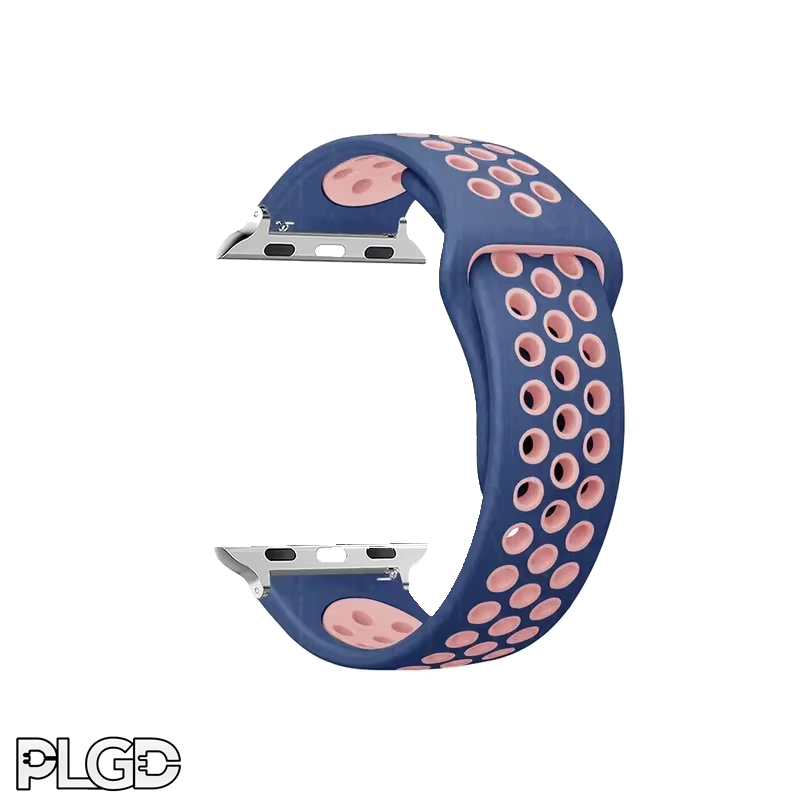 PLGD "Polkadot" Apple Watch Band [Navy Blue/Pink]