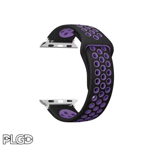 PLGD "Polkadot" Apple Watch Band [Black/Purple]