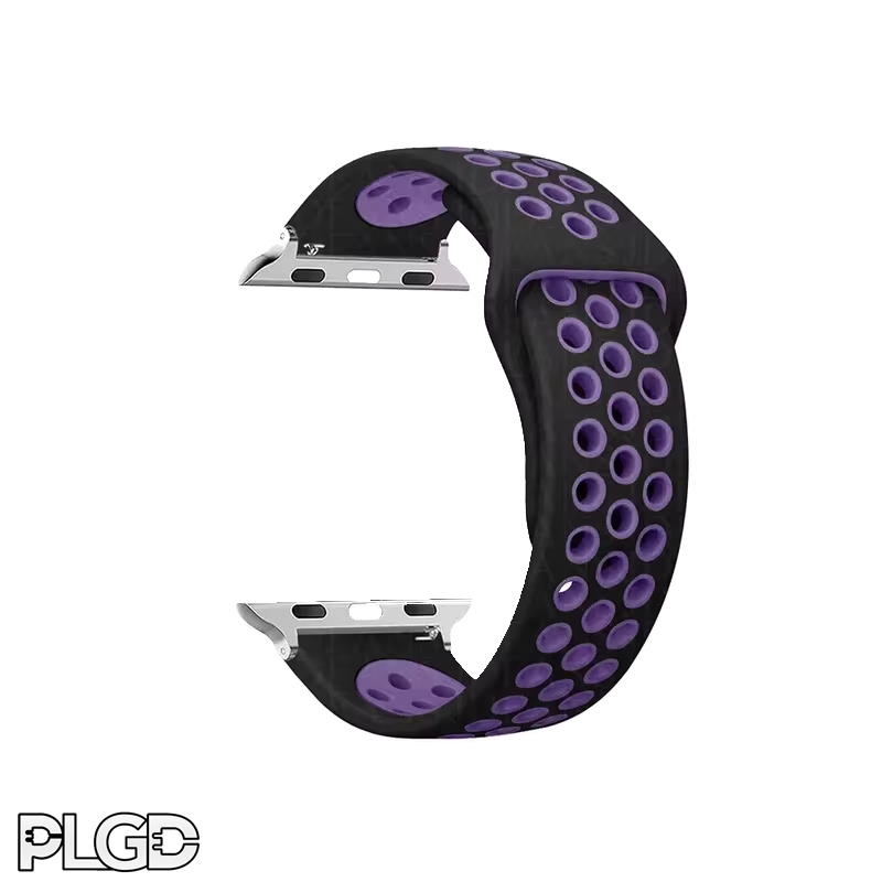 PLGD "Polkadot" Apple Watch Band [Black/Purple]