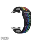 PLGD "Polkadot" Apple Watch Band [Black/Rainbow]