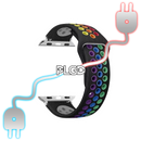 PLGD "Polkadot" Apple Watch Band [Black/Rainbow]