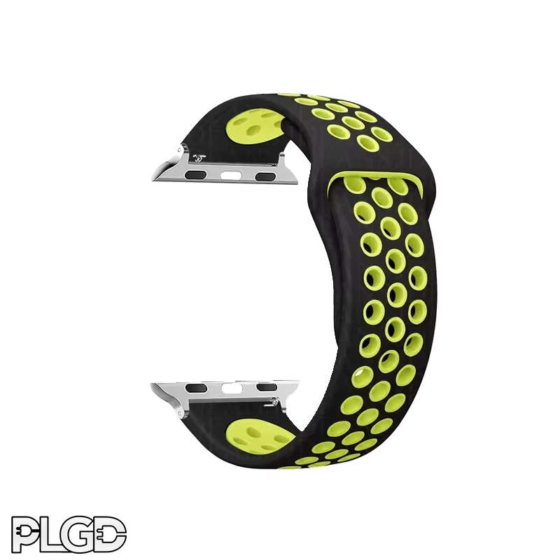 PLGD "Polkadot" Apple Watch Band [Black/Neon Green]