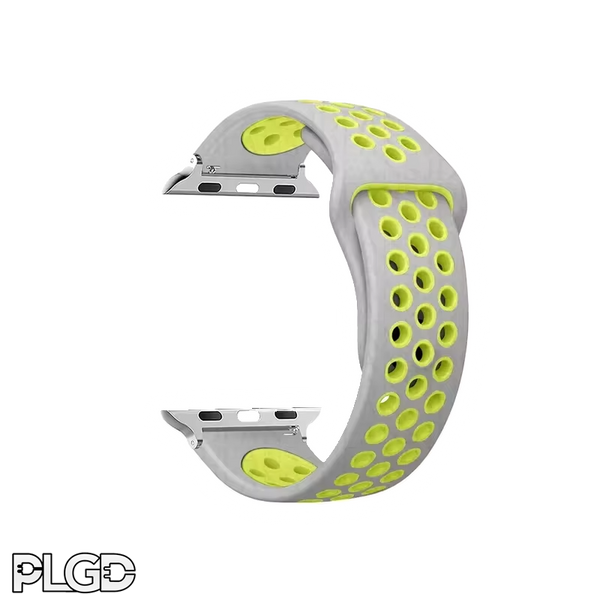 PLGD "Polkadot" Apple Watch Band [Grey/Neon Green]