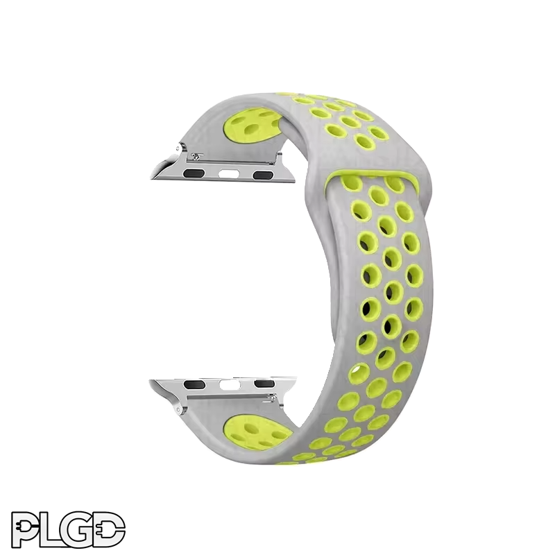 PLGD "Polkadot" Apple Watch Band [Grey/Neon Green]