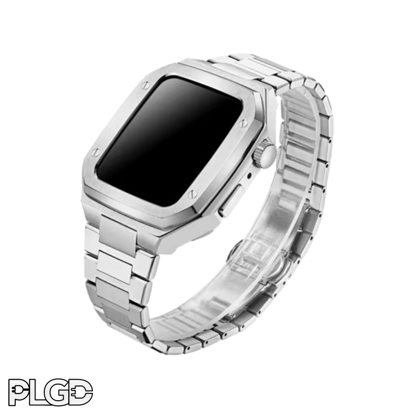 PLGD *Special METAL Edition* "Patek" Apple Watch Kit [Silver]