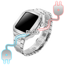 PLGD *Special METAL Edition* "Patek" Apple Watch Kit [Silver]