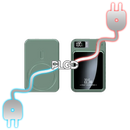 UNIVERSAL MAGSAFE BATTERY PACK - CHARGE 3 DEVICES WITH 1 (WIRELES + WIRED) [GREEN] - PLGD