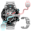 PLGD "SERIES S" SMARTWATCH + FREE EXTRA STRAP [SILVER] - PLGD