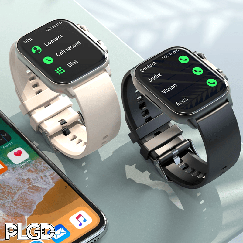 PLGD "SERIES X" SMARTWATCH + FREE EXTRA STRAP [BLACK] - PLGD