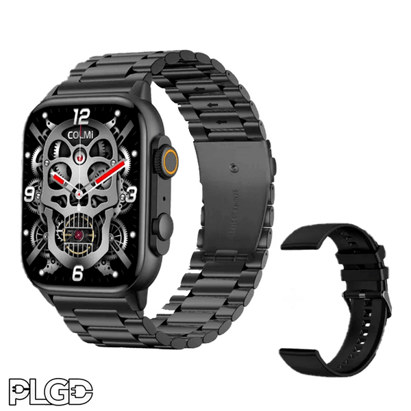 PLGD "SERIES X" SMARTWATCH + FREE EXTRA STRAP [BLACK] - PLGD