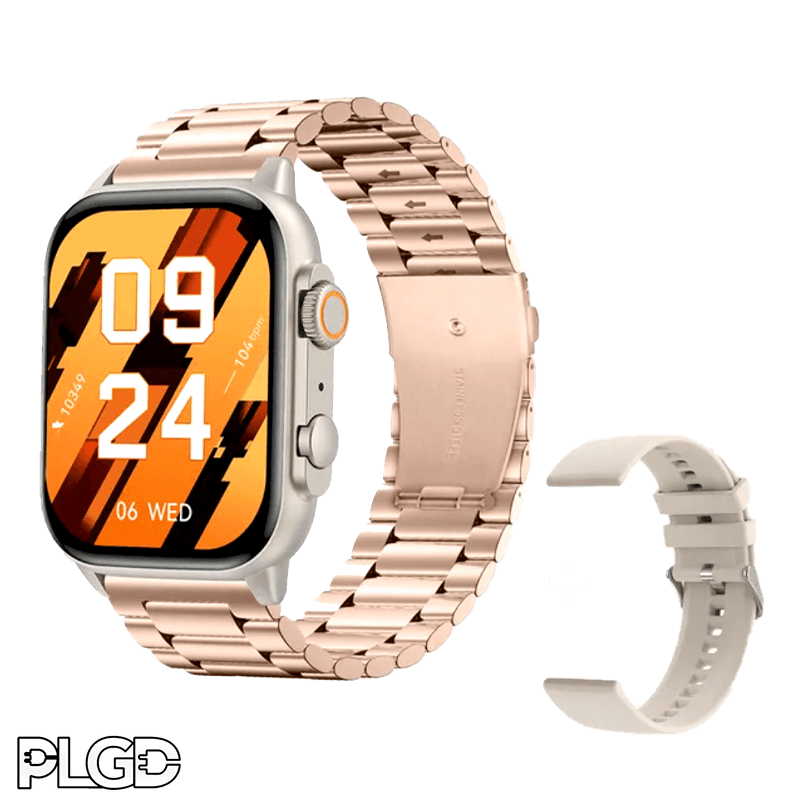 PLGD "SERIES X" SMARTWATCH + FREE EXTRA STRAP [GOLD] - PLGD