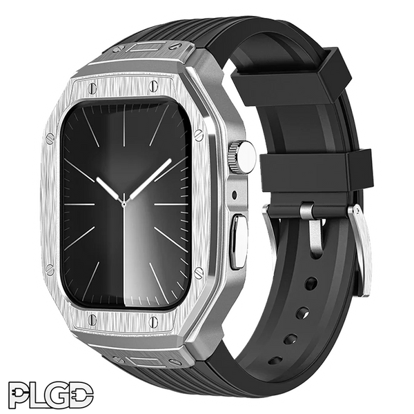 PLGD "PATEK" APPLE WATCH KIT [BLACK/SILVER] - PLGD