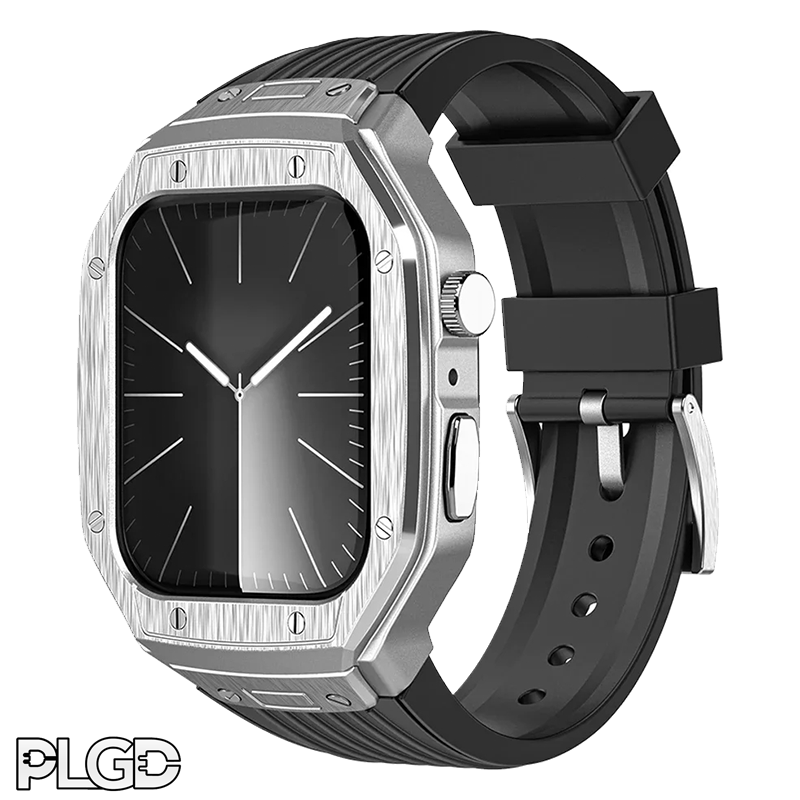 PLGD "PATEK" APPLE WATCH KIT [BLACK/SILVER] - PLGD