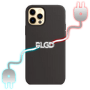 PLGD SILICONE - IPHONE [DARK BLACK] - PLGD