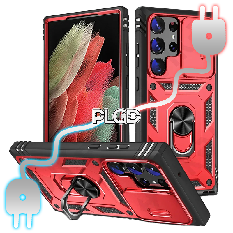 PLGD ARMOUR CASE - SAMSUNG [RED] - PLGD